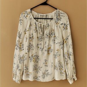 Lucky Brand Floral Print Women's Top
